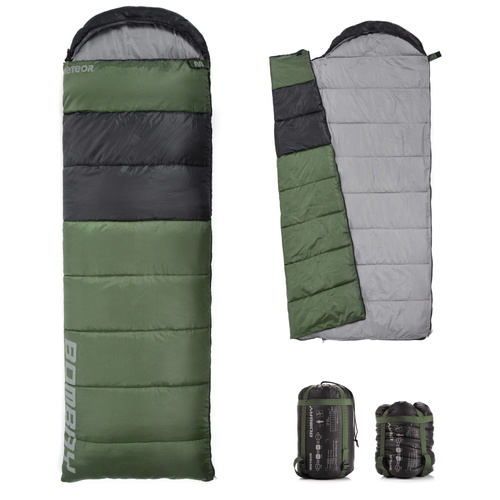 Sleeping bag Meteor Bombay L olive/black