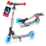 Scooter Meteor Dragon LED Wheels, Handbrake, Foldable