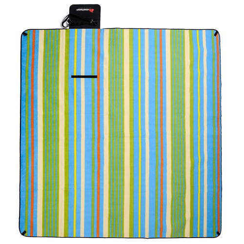 Picnic Blanket Meteor 2XL 200x200 cm Multicolor Stripes