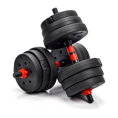 Meteor 20 KG bituminous dumbbell set