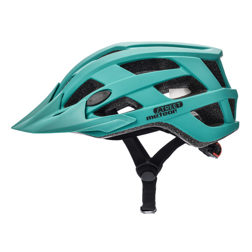 Cycling helmet Meteor Street L 55-58 cm green