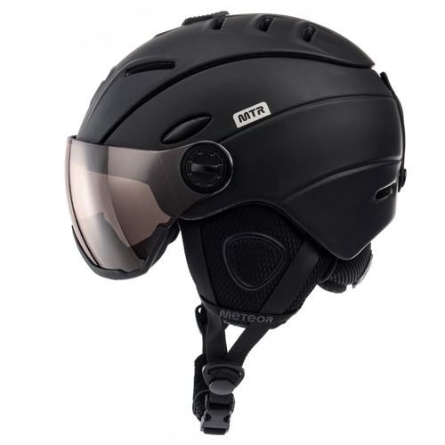 Kask narciarski Meteor Holo XL 61-63 cm czarny