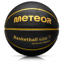 Piłka koszykowa Meteor treningowa Cellular #7 czarny/złoty
