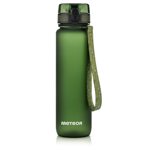 Bidon sportowy Meteor 1000 ml ciemnozielony