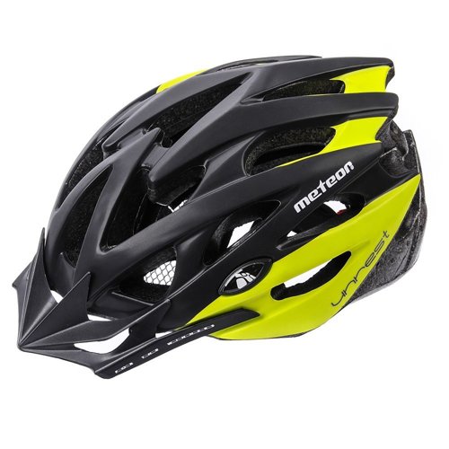 Kask rowerowy Meteor MV29 Unrest XL 61-63 cm czarny/zielony