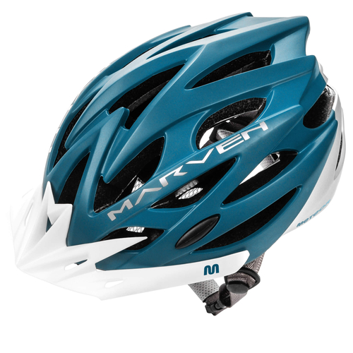 Kask rowerowy Meteor Marven S 52-56 cm morski/szary