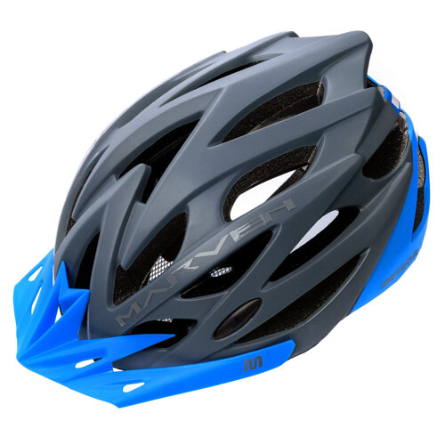 Kask rowerowy Meteor Marven S 52-56 cm szary/niebieski