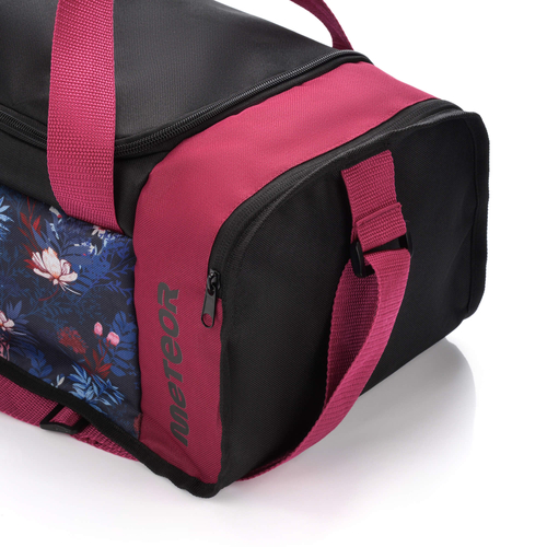 Fitness bag Meteor Nepr 20 l blue / pink flowers