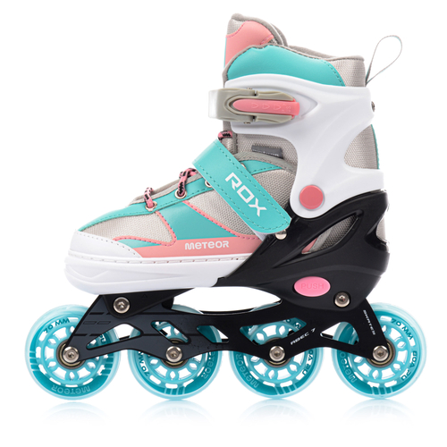 Inline skates Meteor Rox M 34-37 pink / light blue