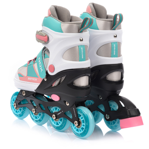 Inline skates Meteor Rox M 34-37 pink / light blue