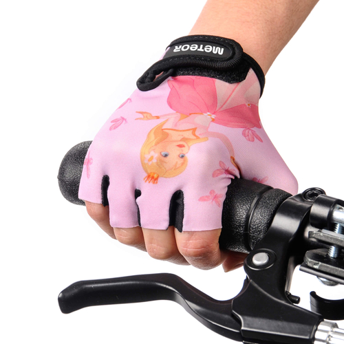 Meteor Kids XS Princess cycling gloves