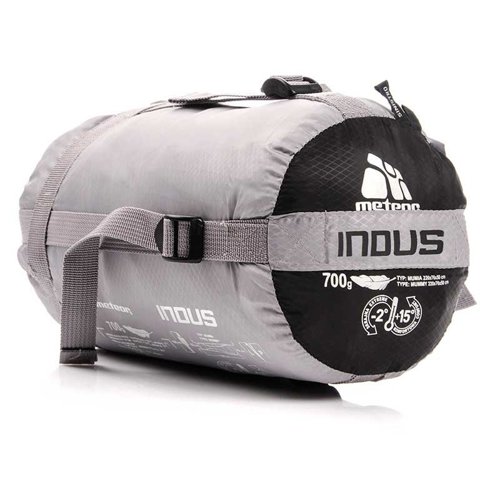 Sleeping bag Meteor Indus R gray / black