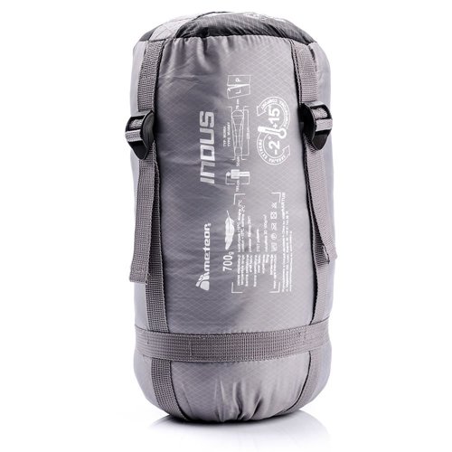 Sleeping bag Meteor Indus R gray / black