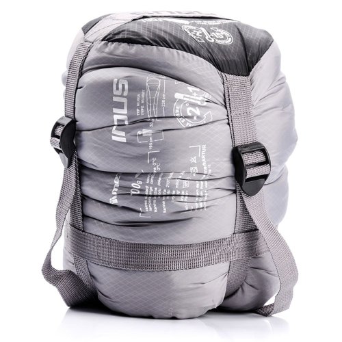 Sleeping bag Meteor Indus R gray / black