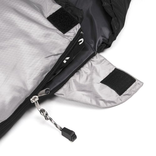 Sleeping bag Meteor Indus R gray / black