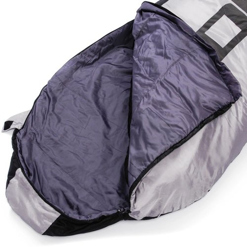 Sleeping bag Meteor Indus R gray / black