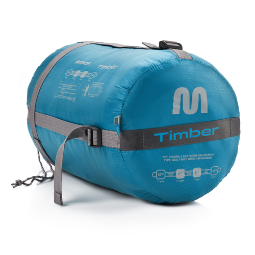Sleeping bag Meteor Timber cotton blue